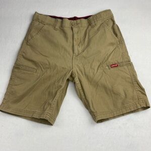 Levi’s Boys Khaki Shorts Size 16 Reg Tan Casual